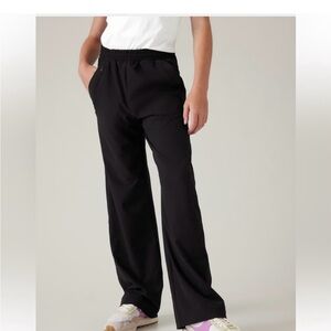 Athleta Girls Lined Black Pants